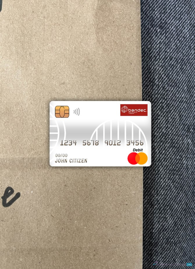 Download Cuba Bandec banco de credito y comercio bank master debit card photolook front Photoshop template